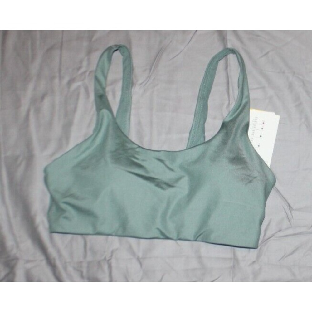 All In Motions Sports Bra Womens  Light Support Green size XS